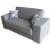Sofa extensibil? 2 pers. FOREST GREY cu perne